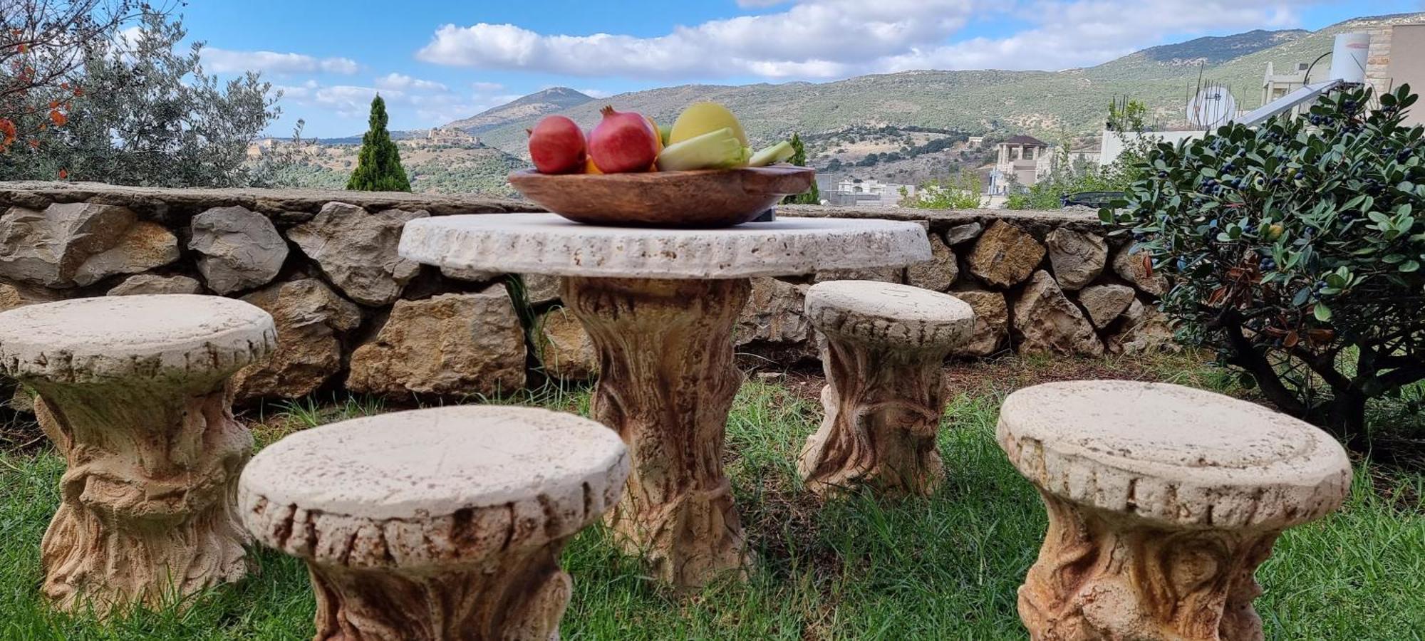 Sanabl Druze Hospitality Bed & Breakfast Ein Kinya Exterior photo